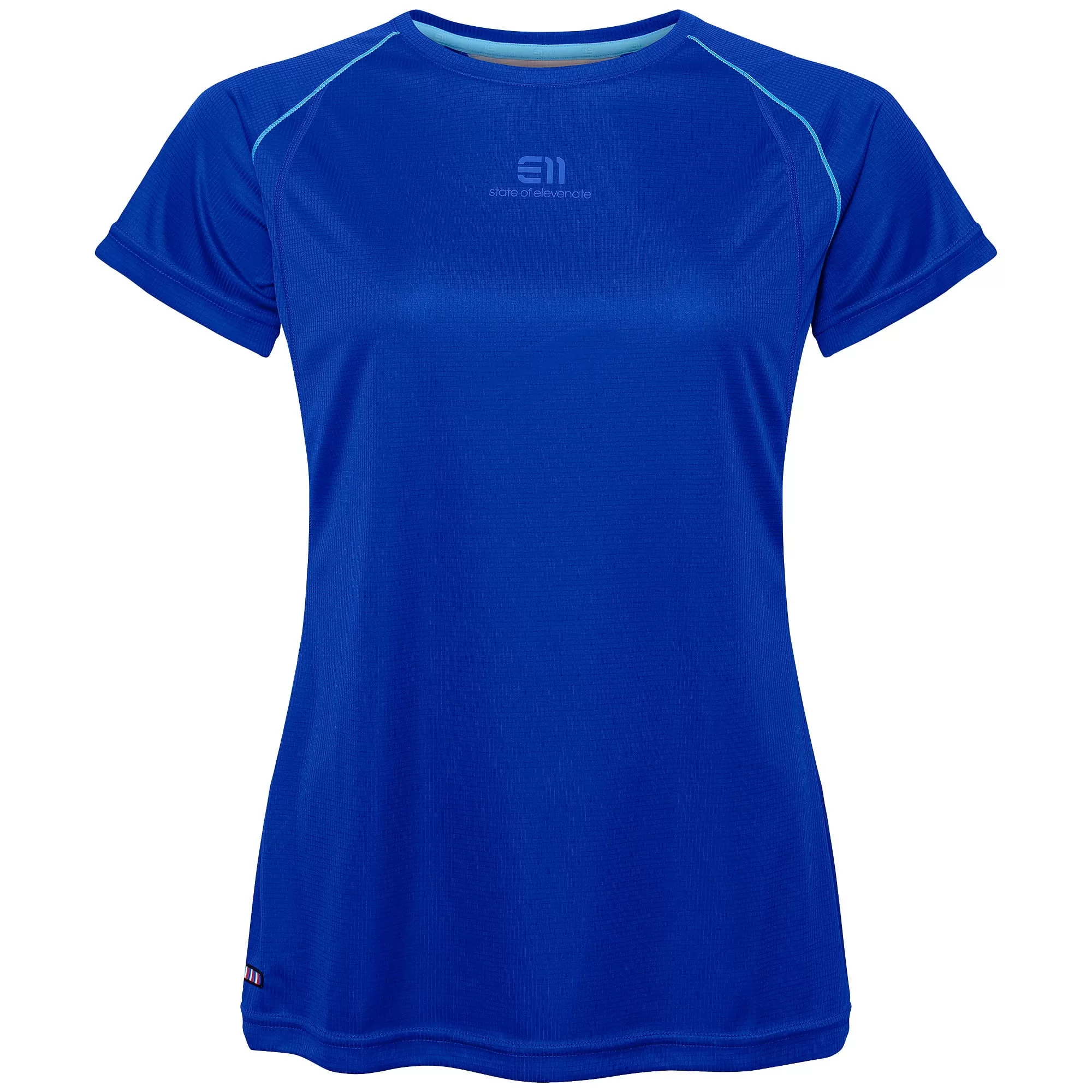 ELEVENATE Dynamic Tee Damen - Technisches T-Shirt, Größe M, Deep Cobalt, 100% recyceltes Polyester, schnell trocknend, Regular Fit ELEVENATE Dynamic Tee Damen - Technisches T-Shirt, Größe M, Deep Cobalt, 100% recyceltes Polyester, schnell trocknend, Regular Fit