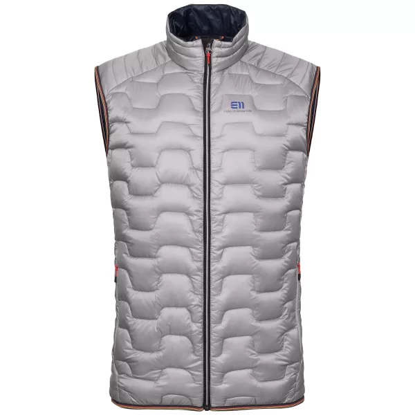 ELEVENATE Herren Daunenweste Motion - Leichte, synthetische Weste, Größe L, recyceltes Material, ideal für Outdoor-Aktivitäten, Farbe: Concrete ELEVENATE Herren Daunenweste Motion - Leichte, synthetische Weste, Größe L, recyceltes Material, ideal für Outdoor-Aktivitäten, Farbe: Concrete