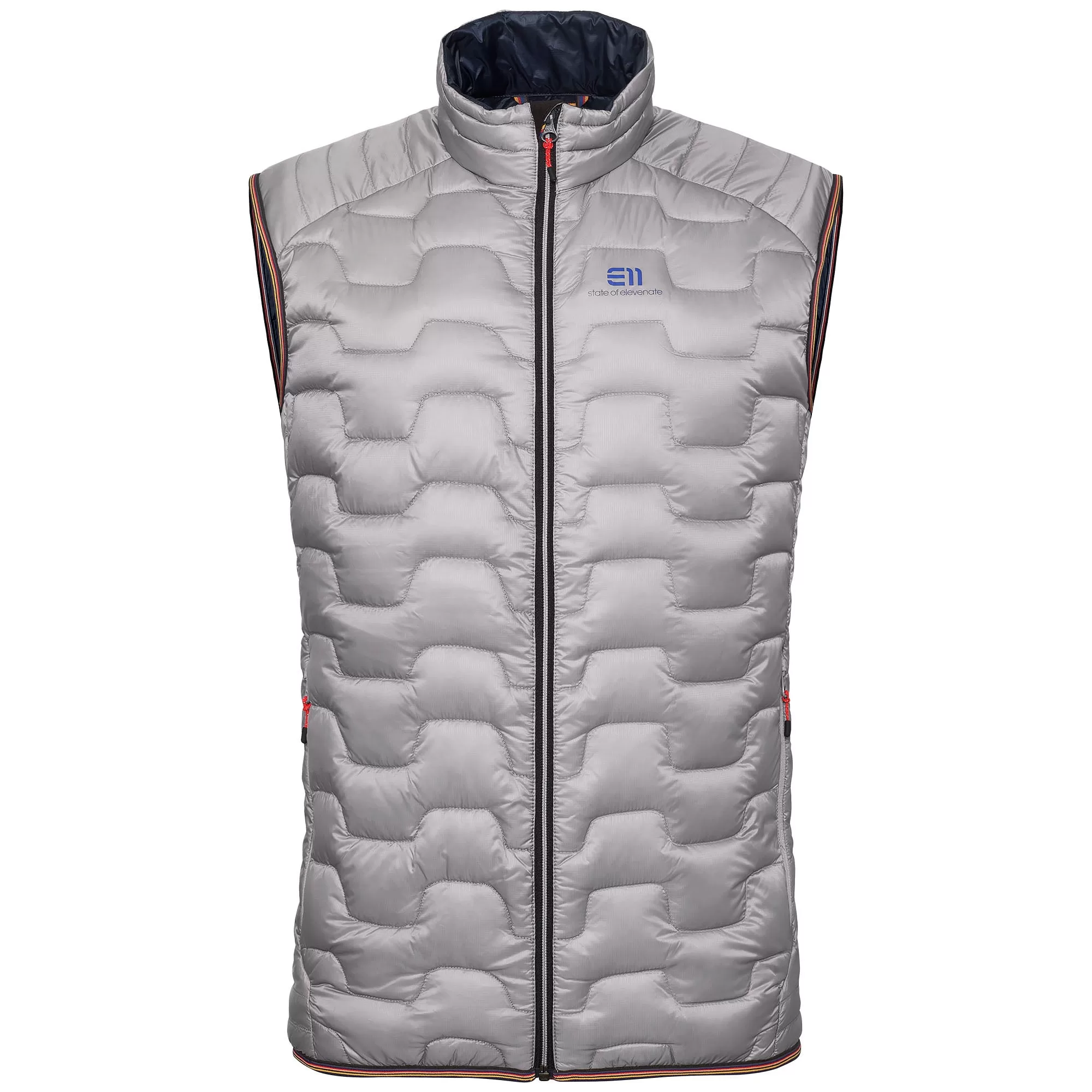 ELEVENATE Herren Daunenweste Motion - Leichte, synthetische Weste, Größe L, recyceltes Material, ideal für Outdoor-Aktivitäten, Farbe: Concrete ELEVENATE Herren Daunenweste Motion - Leichte, synthetische Weste, Größe L, recyceltes Material, ideal für Outdoor-Aktivitäten, Farbe: Concrete