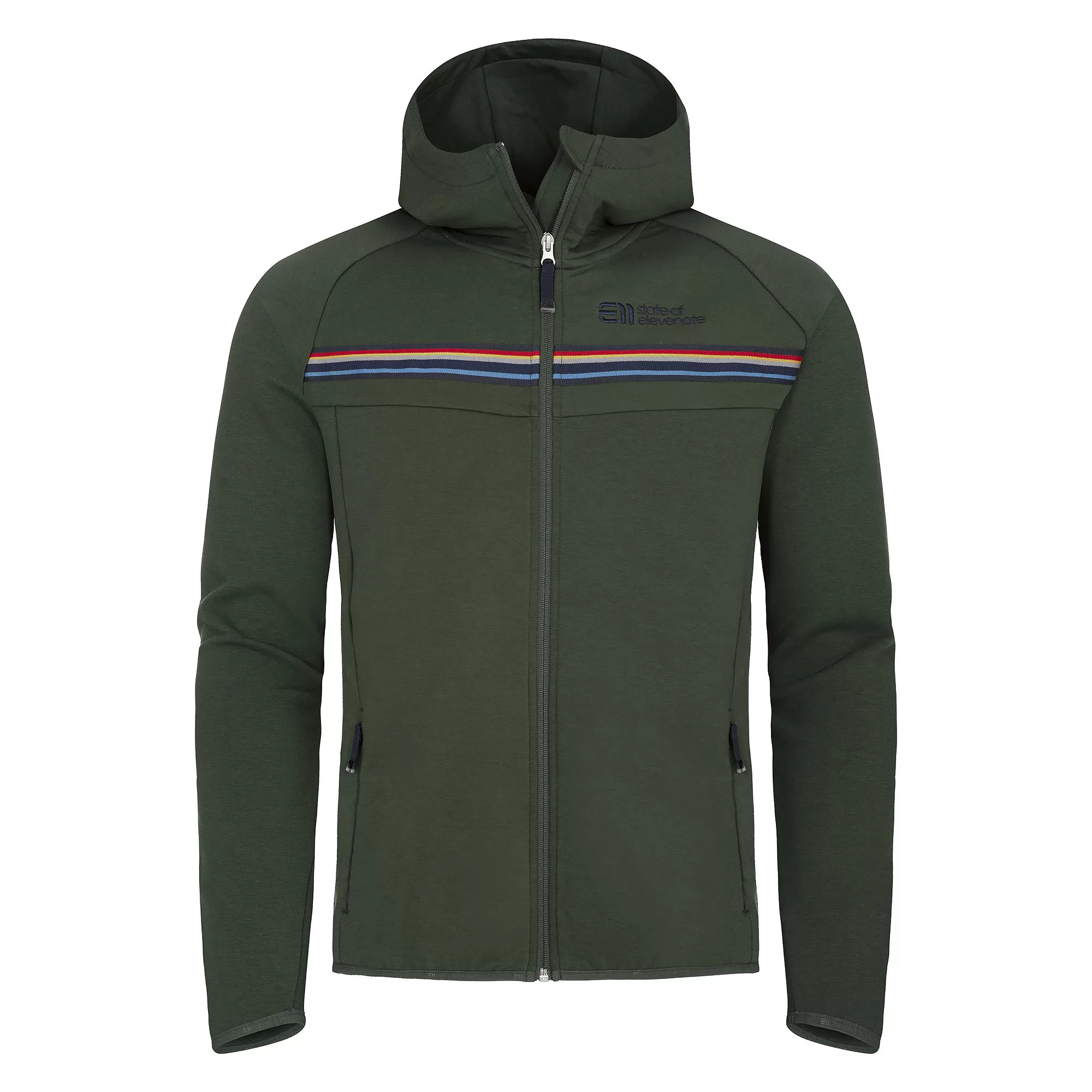 Elevenate Signature Hood Herren Fleecejacke L Deep Forest - Sportlich, Stretch, Kapuze, Reißverschluss, 2 Taschen, Outdoor-Aktivitäten Elevenate Signature Hood Herren Fleecejacke L Deep Forest - Sportlich, Stretch, Kapuze, Reißverschluss, 2 Taschen, Outdoor-Aktivitäten