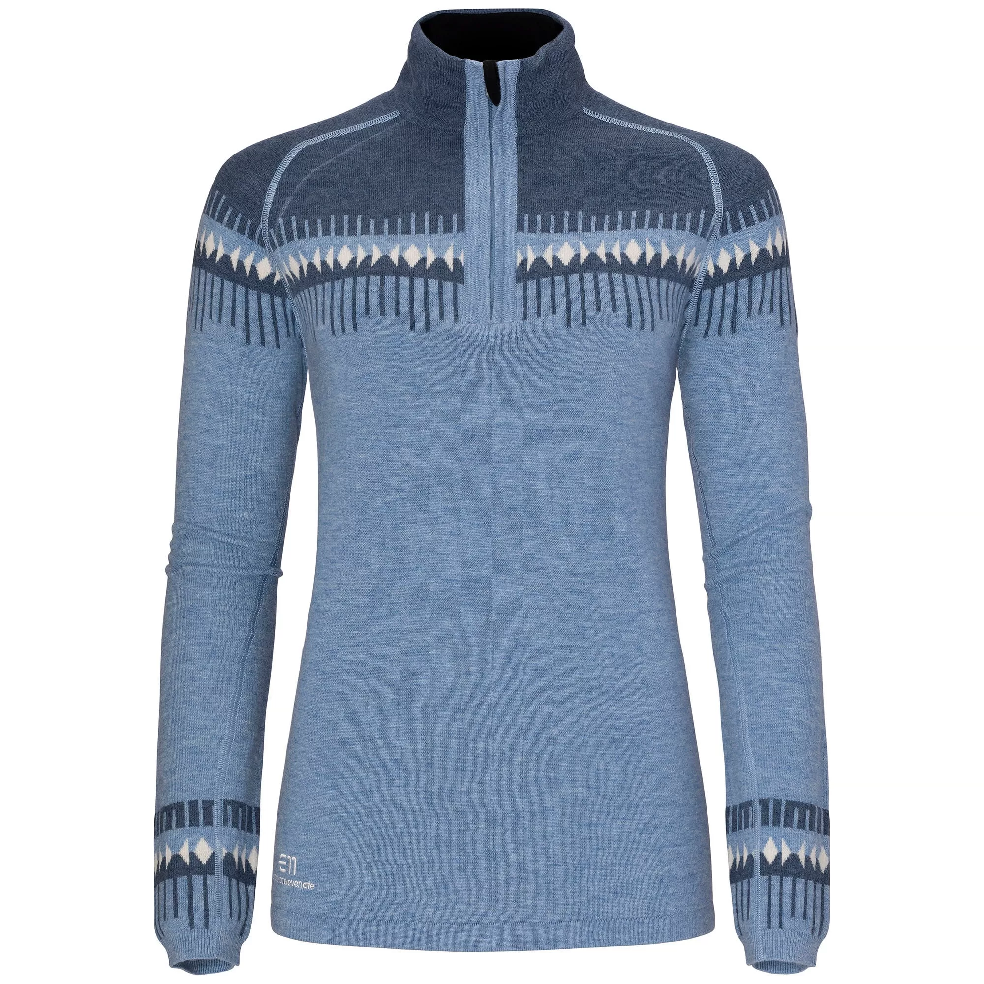 Elevenate Damen Smart Merino Pullover M - Pecan Brown, 100% Merinowolle, Stehkragen, Raglanärmel, schnelltrocknend, geruchsneutral Elevenate Damen Smart Merino Pullover M - Pecan Brown, 100% Merinowolle, Stehkragen, Raglanärmel, schnelltrocknend, geruchsneutral