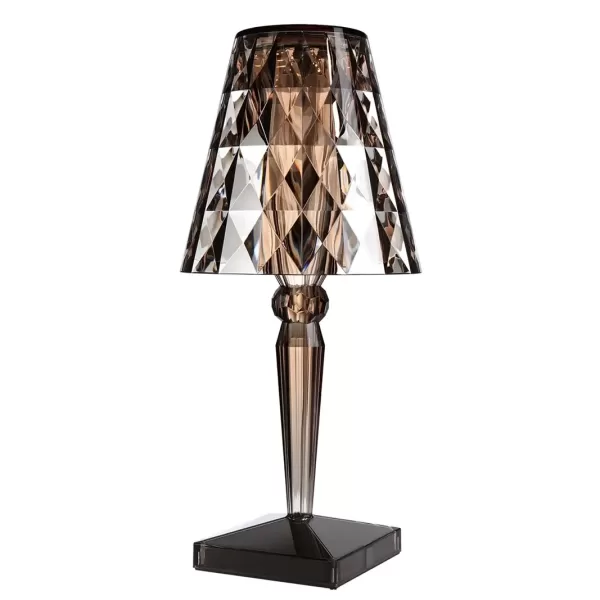 Kartell Big Battery Tischleuchte – Kabellose, transparente Akku-Lampe für modernes Design, 8 Std. Licht, ideal für stilvolle Beleuchtung Kartell Big Battery Tischleuchte – Kabellose, transparente Akku-Lampe für modernes Design, 8 Std. Licht, ideal für stilvolle Beleuchtung