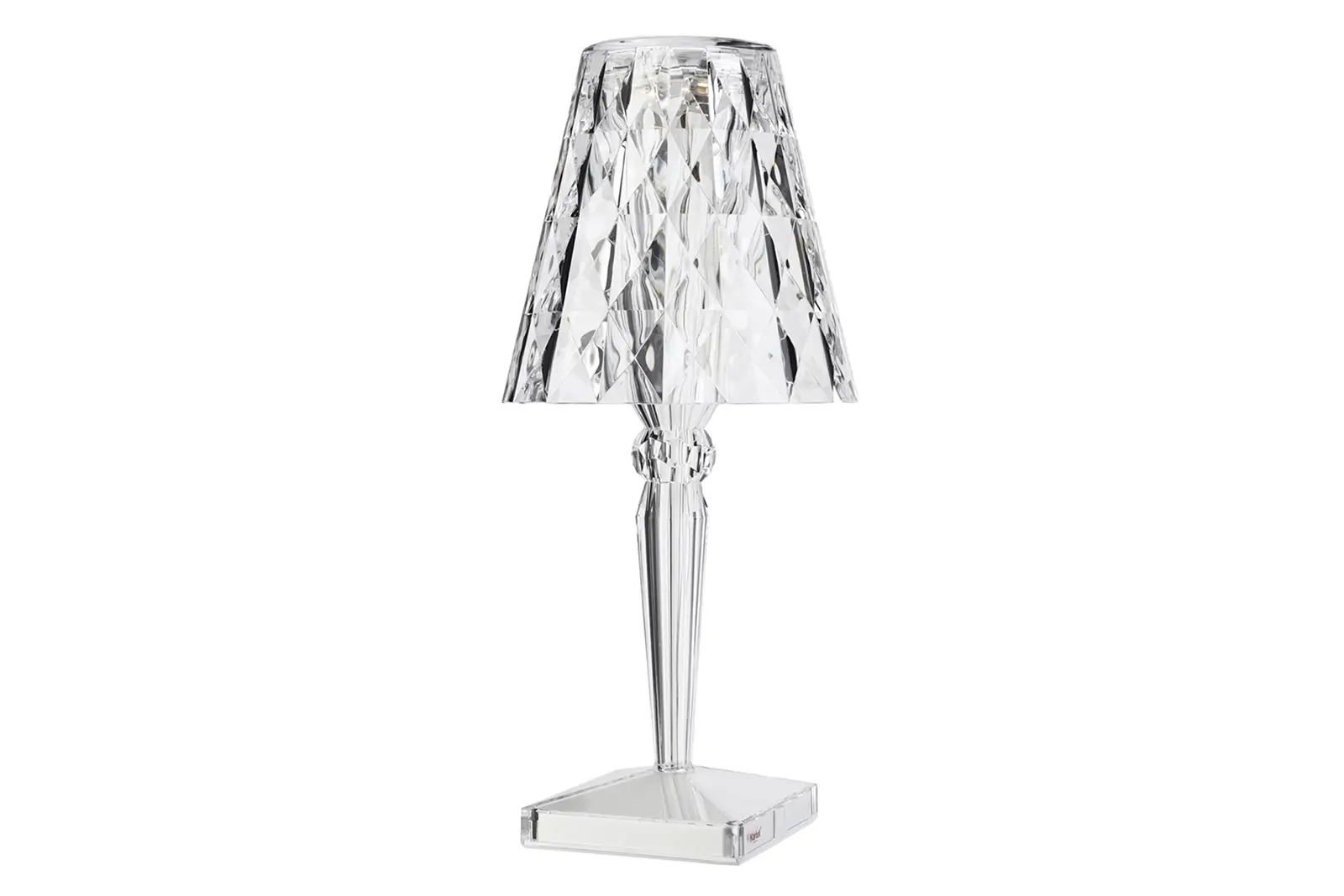 Kartell Big Battery Tischleuchte – Drahtlose Akku-Lampe in Kristall, modernes Design, bis zu 8 Stunden Licht, ideal für jeden Raum Kartell Big Battery Tischleuchte – Drahtlose Akku-Lampe in Kristall, modernes Design, bis zu 8 Stunden Licht, ideal für jeden Raum