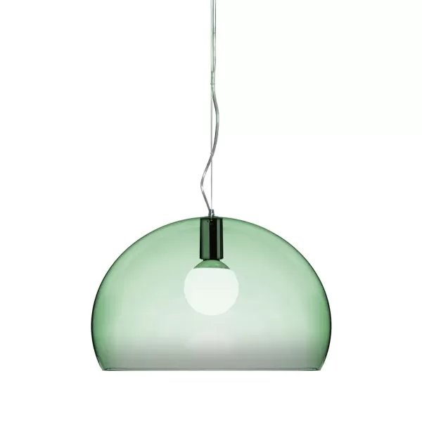 Kartell FL/Y Pendelleuchte Transparent Salbeigrün – Elegante, transparente Leuchte mit innovativem Design für stilvolle Interieurs Kartell FL/Y Pendelleuchte Transparent Salbeigrün – Elegante, transparente Leuchte mit innovativem Design für stilvolle Interieurs