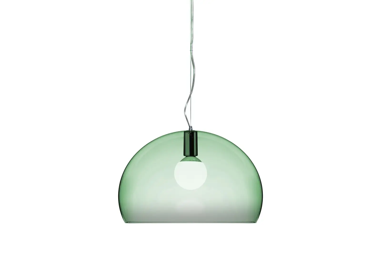 Kartell FL/Y Pendelleuchte Transparent Salbeigrün – Elegante, transparente Leuchte mit innovativem Design für stilvolle Interieurs Kartell FL/Y Pendelleuchte Transparent Salbeigrün – Elegante, transparente Leuchte mit innovativem Design für stilvolle Interieurs