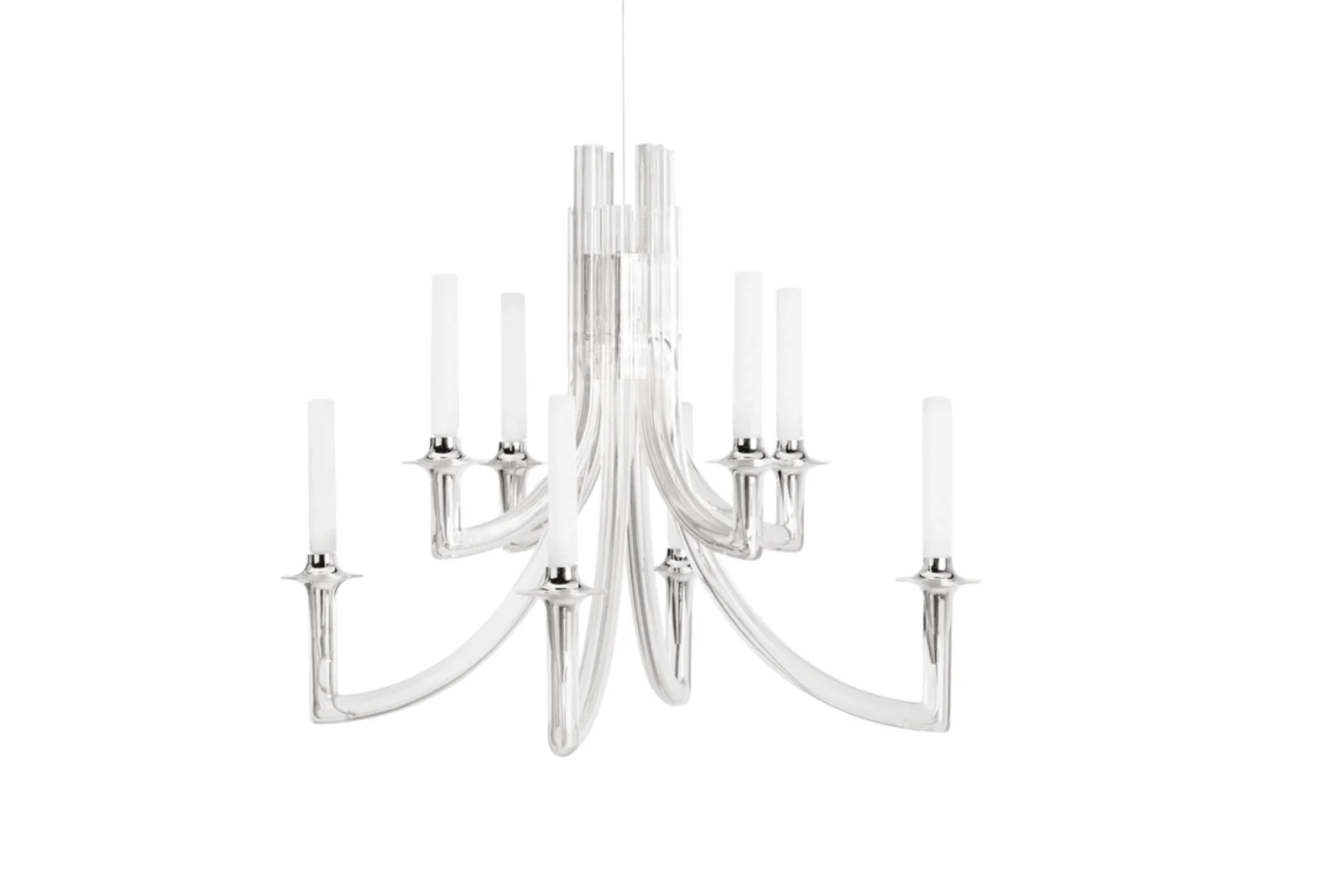 Kartell Khan Kronleuchter Transparent von Philippe Starck – Eleganter, innovativer Designleuchter aus Polycarbonat, in verschiedenen Farben erhältlich Kartell Khan Kronleuchter Transparent von Philippe Starck – Eleganter, innovativer Designleuchter aus Polycarbonat, in verschiedenen Farben erhältlich
