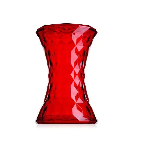 Kartell Stone Hocker Rot - Edles Design, Vielseitig Innen & Außen, Geometrische Facetten, Robuste Konstruktion, Modern & Klassisch Kartell Stone Hocker Rot - Edles Design, Vielseitig Innen & Außen, Geometrische Facetten, Robuste Konstruktion, Modern & Klassisch