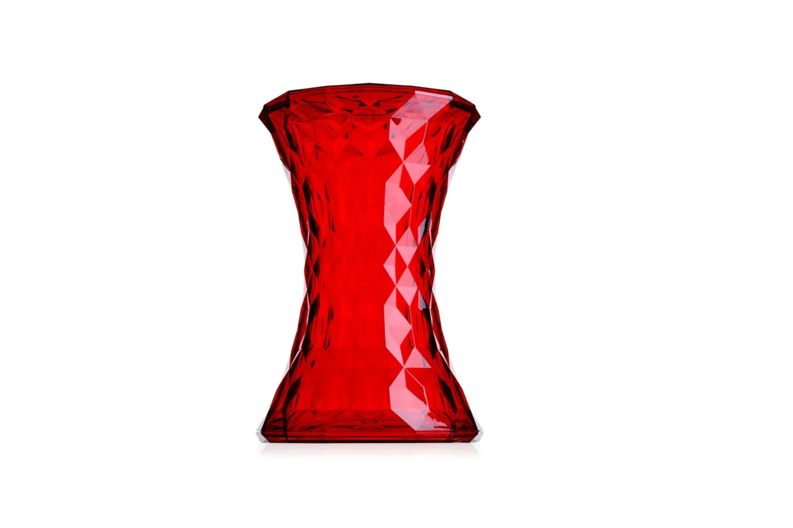 Kartell Stone Hocker Rot - Edles Design, Vielseitig Innen & Außen, Geometrische Facetten, Robuste Konstruktion, Modern & Klassisch Kartell Stone Hocker Rot - Edles Design, Vielseitig Innen & Außen, Geometrische Facetten, Robuste Konstruktion, Modern & Klassisch
