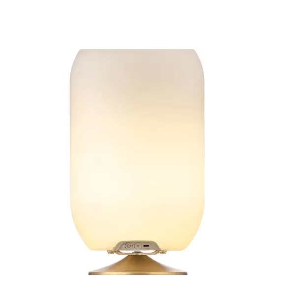 Kooduu Atmos Designer Lampe & Bluetooth Lautsprecher in Messing | Getränkekühler, dimmbares Licht, True Wireless, Jacob Jensen Design Kooduu Atmos Designer Lampe & Bluetooth Lautsprecher in Messing | Getränkekühler, dimmbares Licht, True Wireless, Jacob Jensen Design