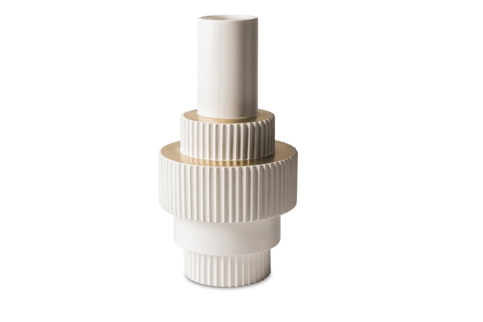 Pols Potten Gear Vase L – Elegante Porzellanvase in Weiß und Gold, Uhrmechanik Design, Kunstwerk für zeitlose Raumgestaltung Pols Potten Gear Vase L – Elegante Porzellanvase in Weiß und Gold, Uhrmechanik Design, Kunstwerk für zeitlose Raumgestaltung