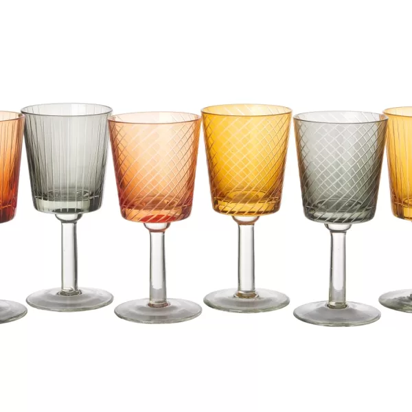 Pols Potten Library Weingläser 6er Set - Hochwertiges vollfarbiges Glas mit einzigartigem Design, stilvoll & funktional für festliche Anlässe Pols Potten Library Weingläser 6er Set - Hochwertiges vollfarbiges Glas mit einzigartigem Design, stilvoll & funktional für festliche Anlässe