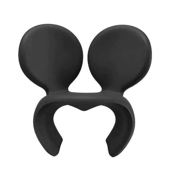 Qeeboo Don’t F**K With The Mouse Armchair, Black - Limitierte Auflage, Innen & Außen, Polyurethanschaum, Recycelbares Polyethylen Qeeboo Don’t F**K With The Mouse Armchair, Black - Limitierte Auflage, Innen & Außen, Polyurethanschaum, Recycelbares Polyethylen