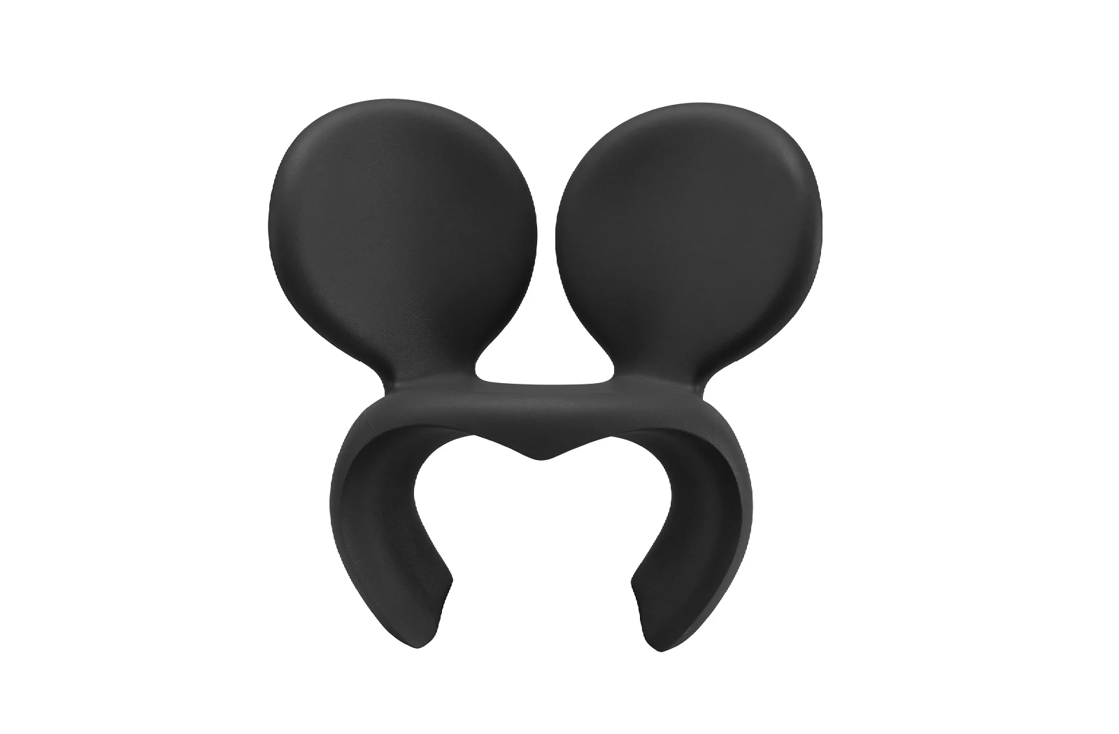 Qeeboo Don’t F**K With The Mouse Armchair, Black - Limitierte Auflage, Innen & Außen, Polyurethanschaum, Recycelbares Polyethylen Qeeboo Don’t F**K With The Mouse Armchair, Black - Limitierte Auflage, Innen & Außen, Polyurethanschaum, Recycelbares Polyethylen