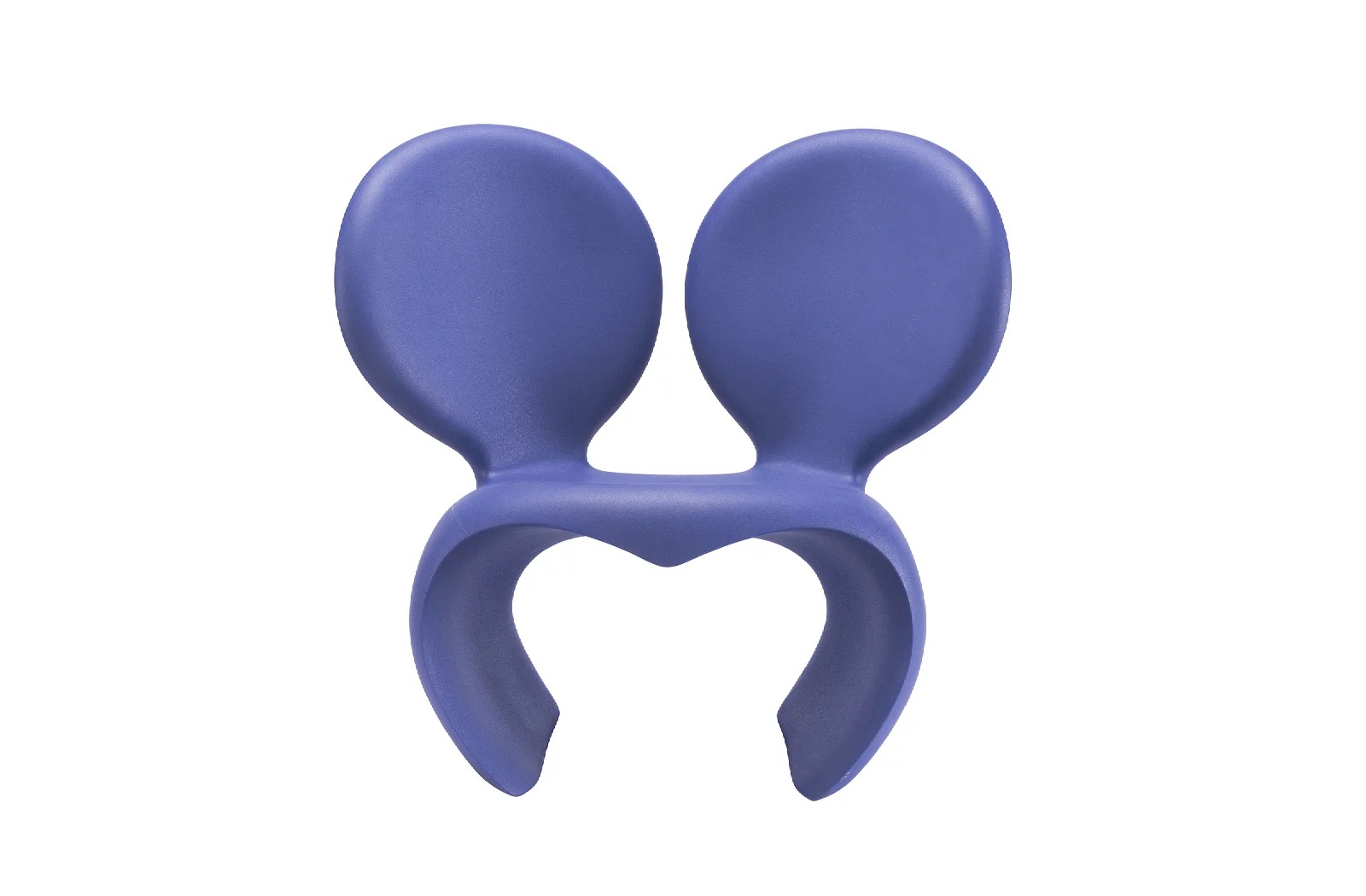 Qeeboo Don't F**K With The Mouse Armchair - Leichtblau, limitierte Auflage, Innen/Außen, Polyurethanschaum, modernes Design von Ron Arad Qeeboo Don't F**K With The Mouse Armchair - Leichtblau, limitierte Auflage, Innen/Außen, Polyurethanschaum, modernes Design von Ron Arad