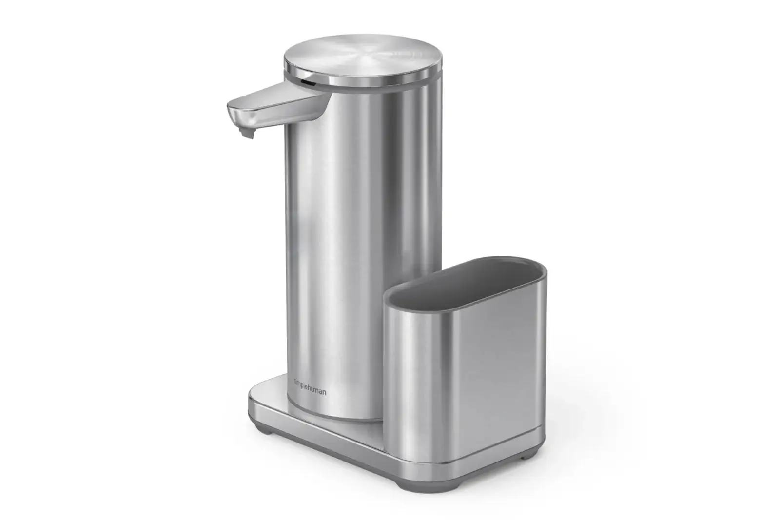 simplehuman Sensorspender für Flüssigseife, Edelstahl gebürstet, 414 ml, inkl. Caddy, berührungslos, wasserdicht, wiederaufladbar, 50% mehr Seife simplehuman Sensorspender für Flüssigseife, Edelstahl gebürstet, 414 ml, inkl. Caddy, berührungslos, wasserdicht, wiederaufladbar, 50% mehr Seife