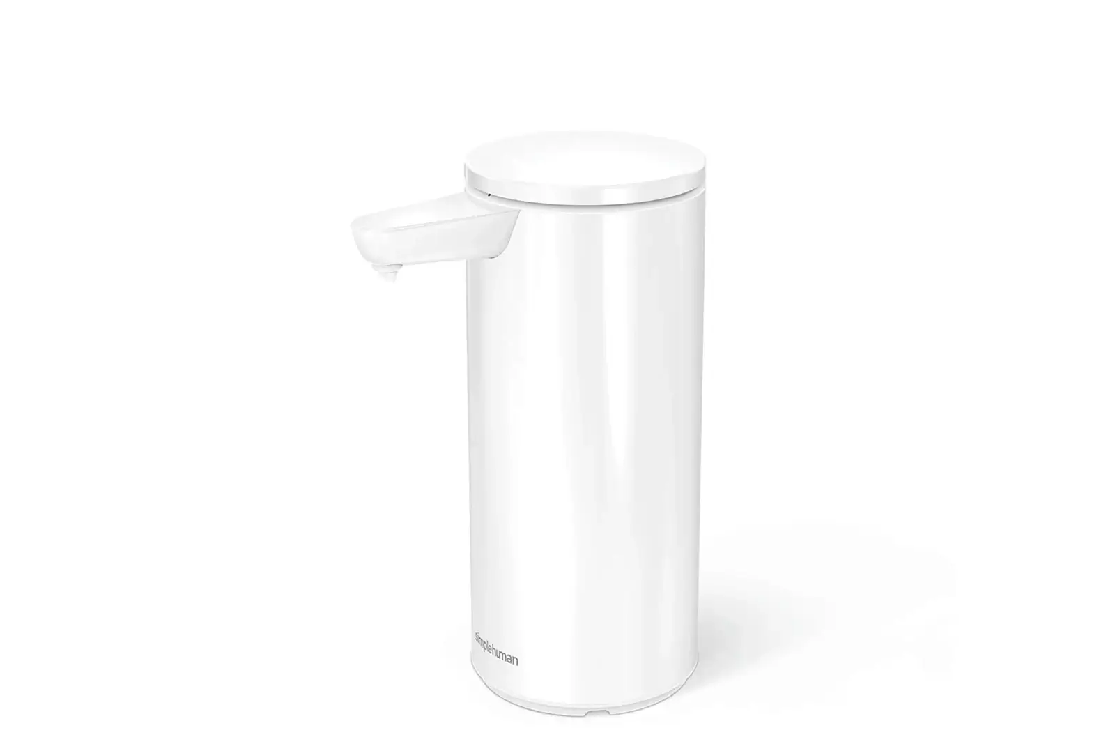 simplehuman Sensorspender für Flüssigseife, Edelstahl weiß, 266 ml, berührungsfrei, verstopfungsfrei, nachfüllbar, IP67 wasserfest, bis zu 3 Monate Akku simplehuman Sensorspender für Flüssigseife, Edelstahl weiß, 266 ml, berührungsfrei, verstopfungsfrei, nachfüllbar, IP67 wasserfest, bis zu 3 Monate Akku