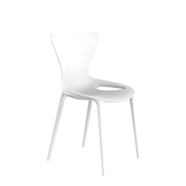 Vondom LOVE Mini-Stuhl für Kinder - Weiß, 100% recycelbar, UV-beständig, leicht & stilvoll für Innen- und Außenbereich, 43x41x70 cm Vondom LOVE Mini-Stuhl für Kinder - Weiß, 100% recycelbar, UV-beständig, leicht & stilvoll für Innen- und Außenbereich, 43x41x70 cm