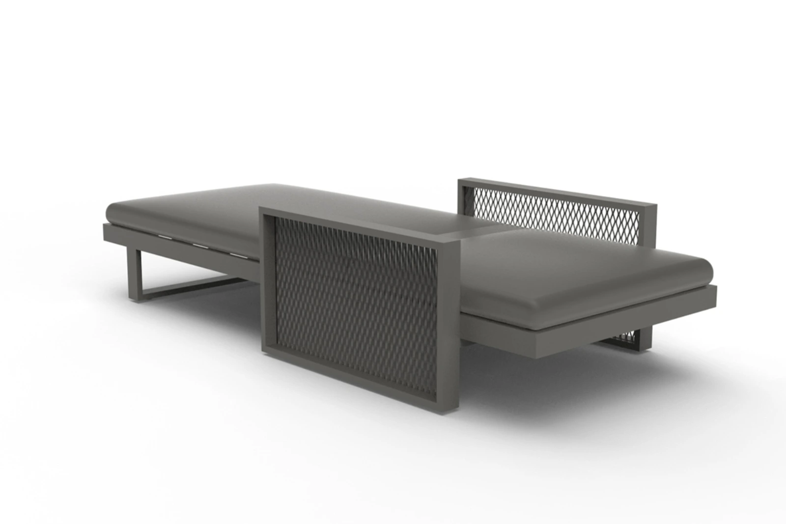 Vondom The Factory Sonnenliege - British Grey, Anthrazit, ergonomisch, wetterfest, verstellbare Rückenlehne, luxuriöses Outdoor-Design Vondom The Factory Sonnenliege - British Grey, Anthrazit, ergonomisch, wetterfest, verstellbare Rückenlehne, luxuriöses Outdoor-Design