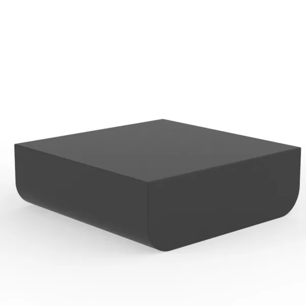 Vondom Ulm Couchtisch Anthrazit | Wetterfestes, 100% recycelbares Design aus Polyethylenharz | Modern & Elegant für Innen & Außen Vondom Ulm Couchtisch Anthrazit | Wetterfestes, 100% recycelbares Design aus Polyethylenharz | Modern & Elegant für Innen & Außen