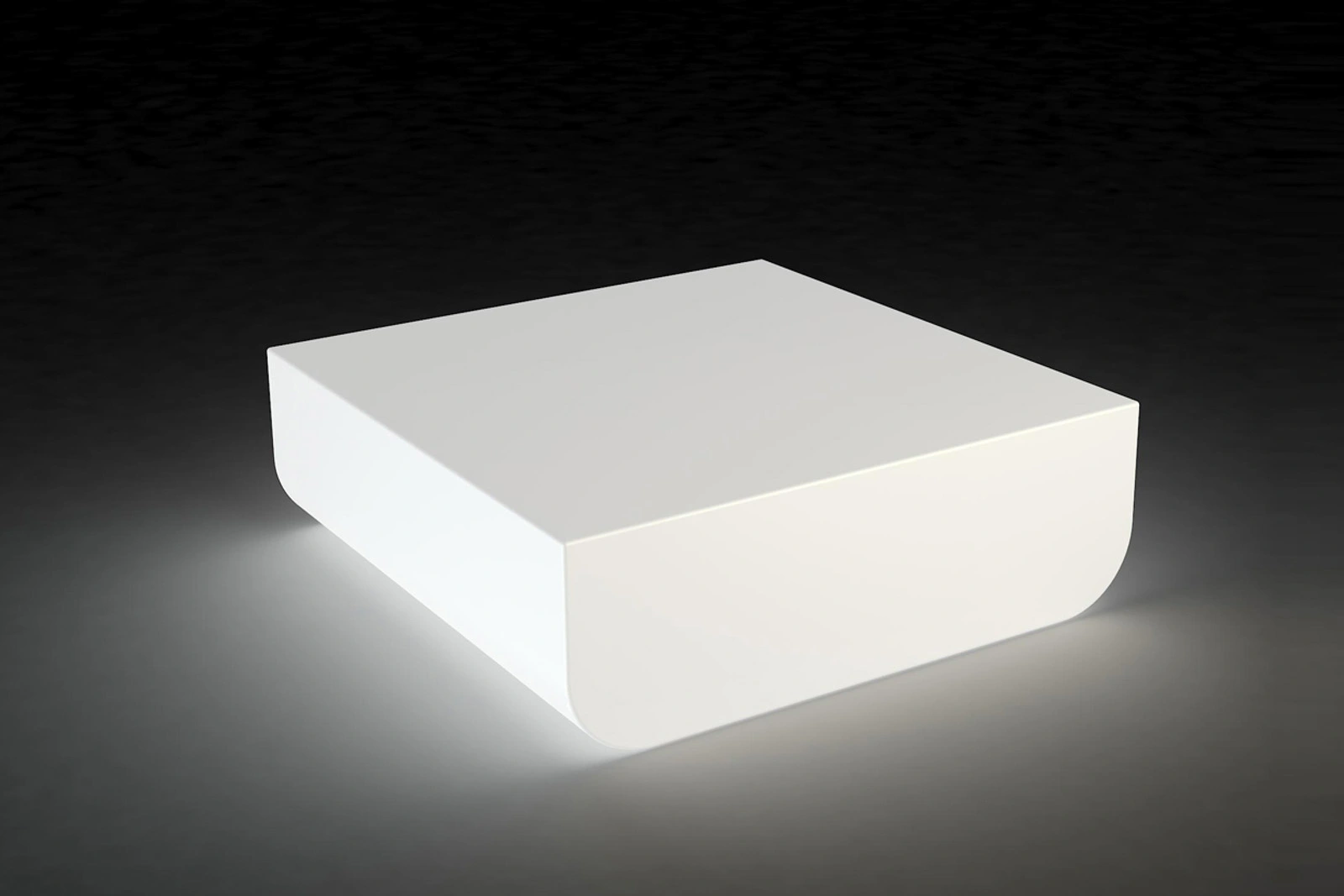 Vondom Ulm Couchtisch mit LED Beleuchtung in Eisfarbe - Wetterbeständig, Recycelbar, Modernes Design für Innen & Außen Vondom Ulm Couchtisch mit LED Beleuchtung in Eisfarbe - Wetterbeständig, Recycelbar, Modernes Design für Innen & Außen