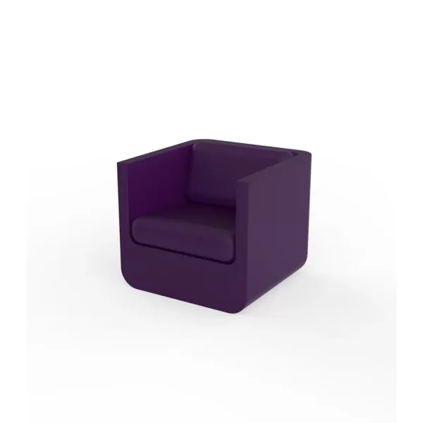Vondom Ulm Loungesessel Pflaume - Wetterfest, Ergonomisch, Recycelbares Polyethylen, Innen- & Außenbereich, Designer-Möbel Vondom Ulm Loungesessel Pflaume - Wetterfest, Ergonomisch, Recycelbares Polyethylen, Innen- & Außenbereich, Designer-Möbel