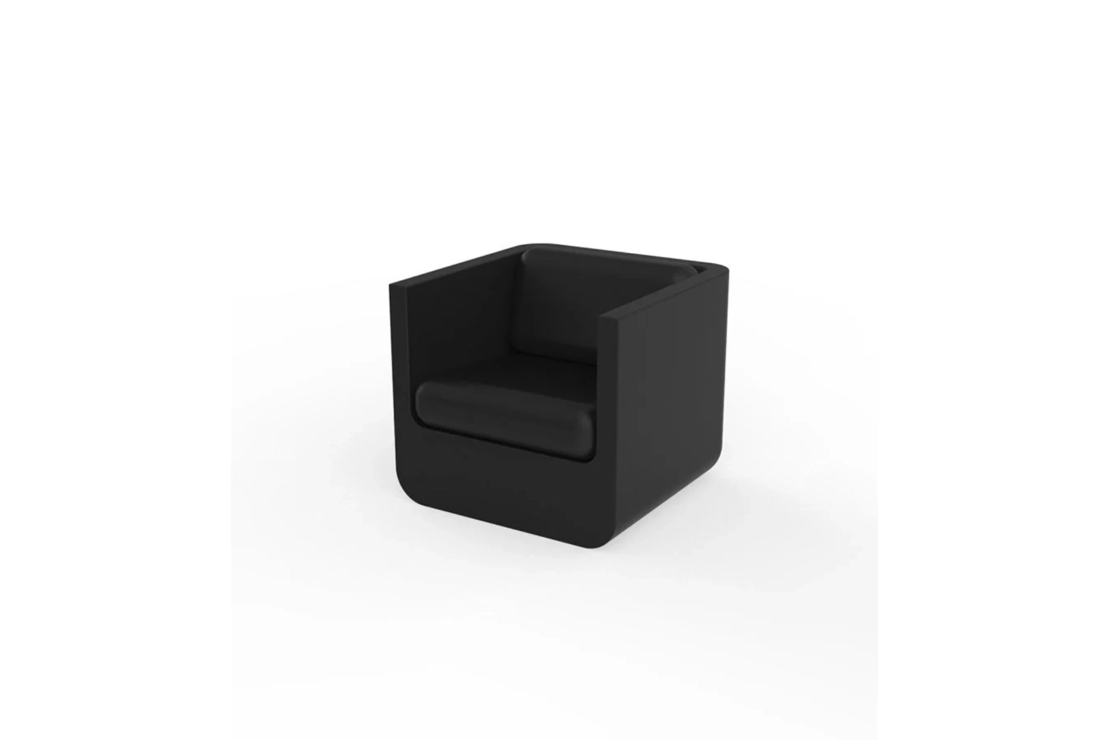 Vondom Ulm Loungesessel Schwarz – Wetterfest, Ergonomisch, Recycelbar, Designer Möbel für Innen & Außen, Rotationsgeformtes Polyethylen Vondom Ulm Loungesessel Schwarz – Wetterfest, Ergonomisch, Recycelbar, Designer Möbel für Innen & Außen, Rotationsgeformtes Polyethylen