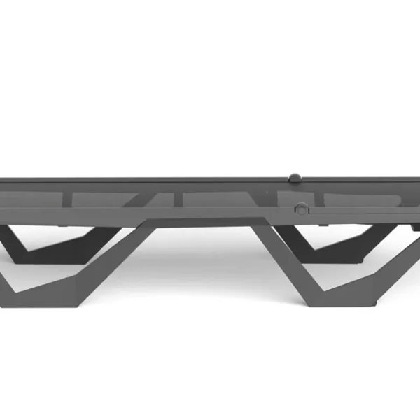 Vondom Voxel Sonnenliege 2er Set Grau - Designer-Liegestühle, verstellbare Rückenlehne, wetterfest & stapelbar für Indoor/Outdoor