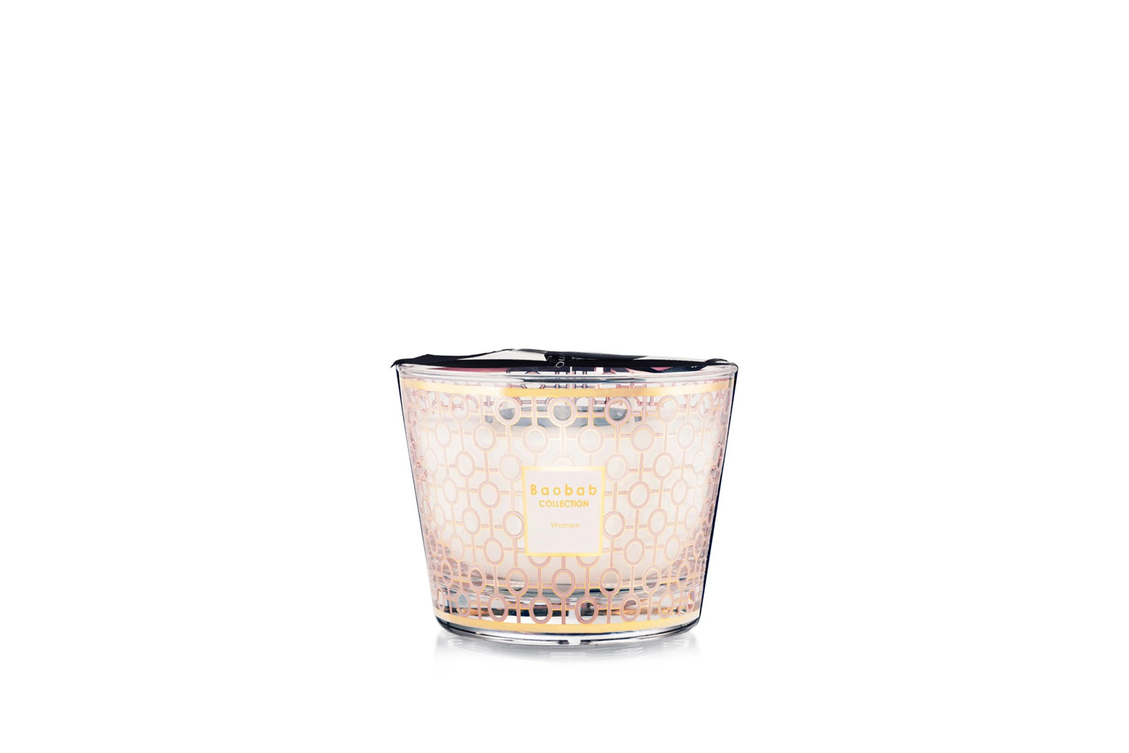 Baobab Women Duftkerze - Geranie, Rose & Moschus, 9-karätiges Gold-Design, Geschenkidee, handgefertigt, luxuriöser Raumduft, 10 cm Baobab Women Duftkerze - Geranie, Rose & Moschus, 9-karätiges Gold-Design, Geschenkidee, handgefertigt, luxuriöser Raumduft, 10 cm