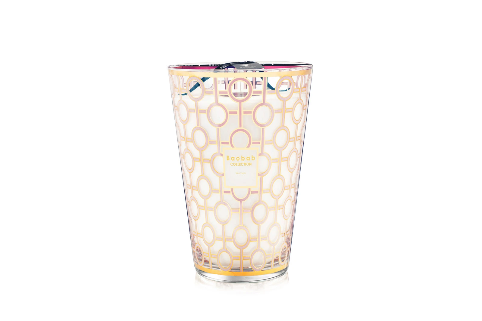 Baobab Women Duftkerze Max 35 – Femininer Rosenduft mit Geranie & Moschus, 9-karätiges Gold-Design, Geschenkverpackung inklusive Baobab Women Duftkerze Max 35 – Femininer Rosenduft mit Geranie & Moschus, 9-karätiges Gold-Design, Geschenkverpackung inklusive