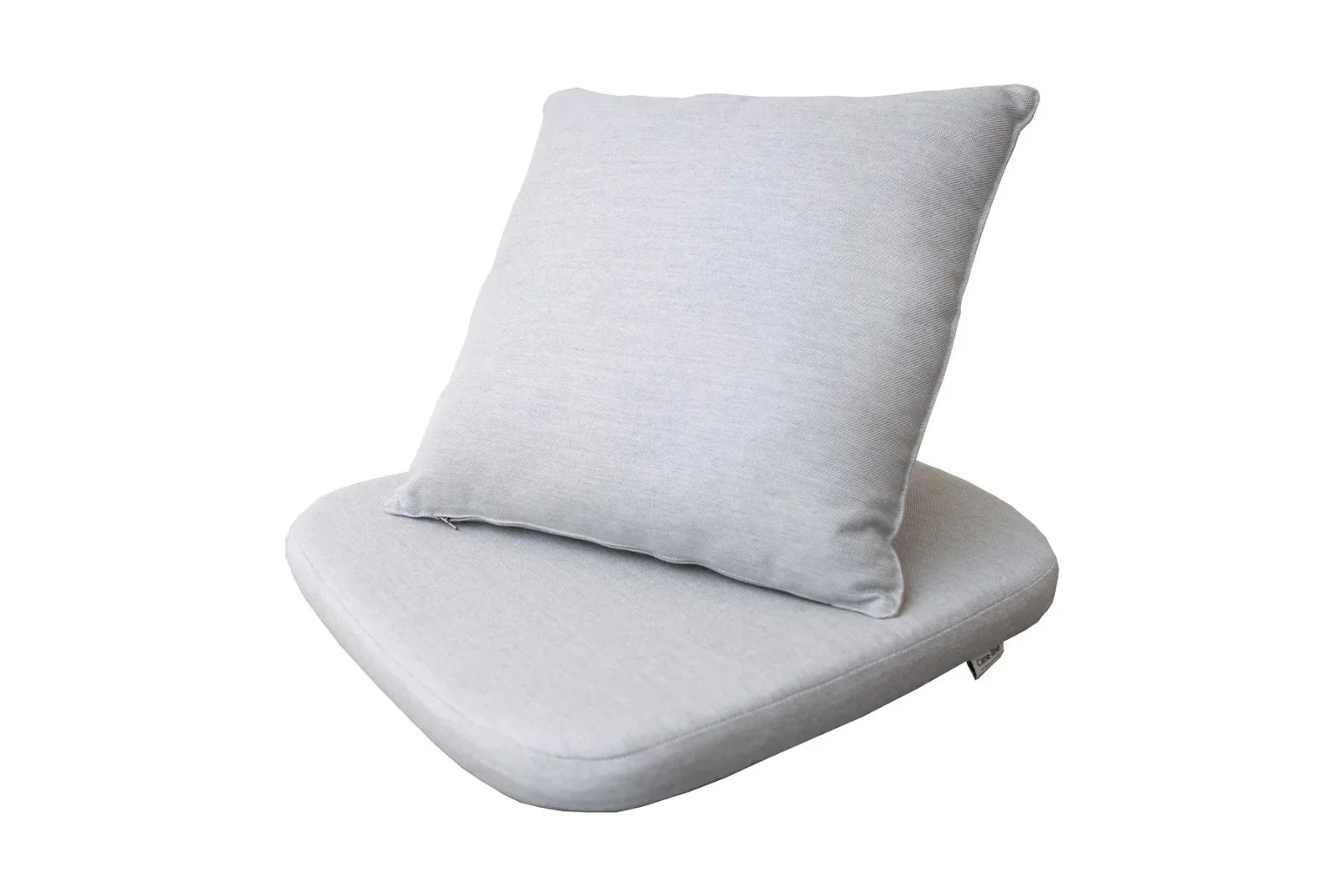 Cane-line Moments Kissensatz für Stuhl - Hellgrau, wetterfestes Natté, Design von Foersom & Hiort-Lorenzen, 54x50cm, 0,8kg Cane-line Moments Kissensatz für Stuhl - Hellgrau, wetterfestes Natté, Design von Foersom & Hiort-Lorenzen, 54x50cm, 0,8kg