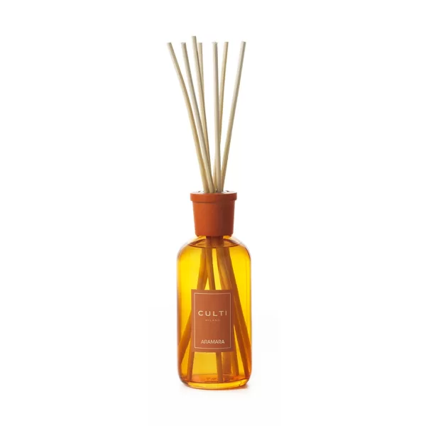 Culti Milano Aramara Diffuser 250 ml – Zitrus-Duft mit Bitterorange & Sandelholz, Stile Colours, eleganter Raumduft in farbigem Flakon Culti Milano Aramara Diffuser 250 ml – Zitrus-Duft mit Bitterorange & Sandelholz, Stile Colours, eleganter Raumduft in farbigem Flakon