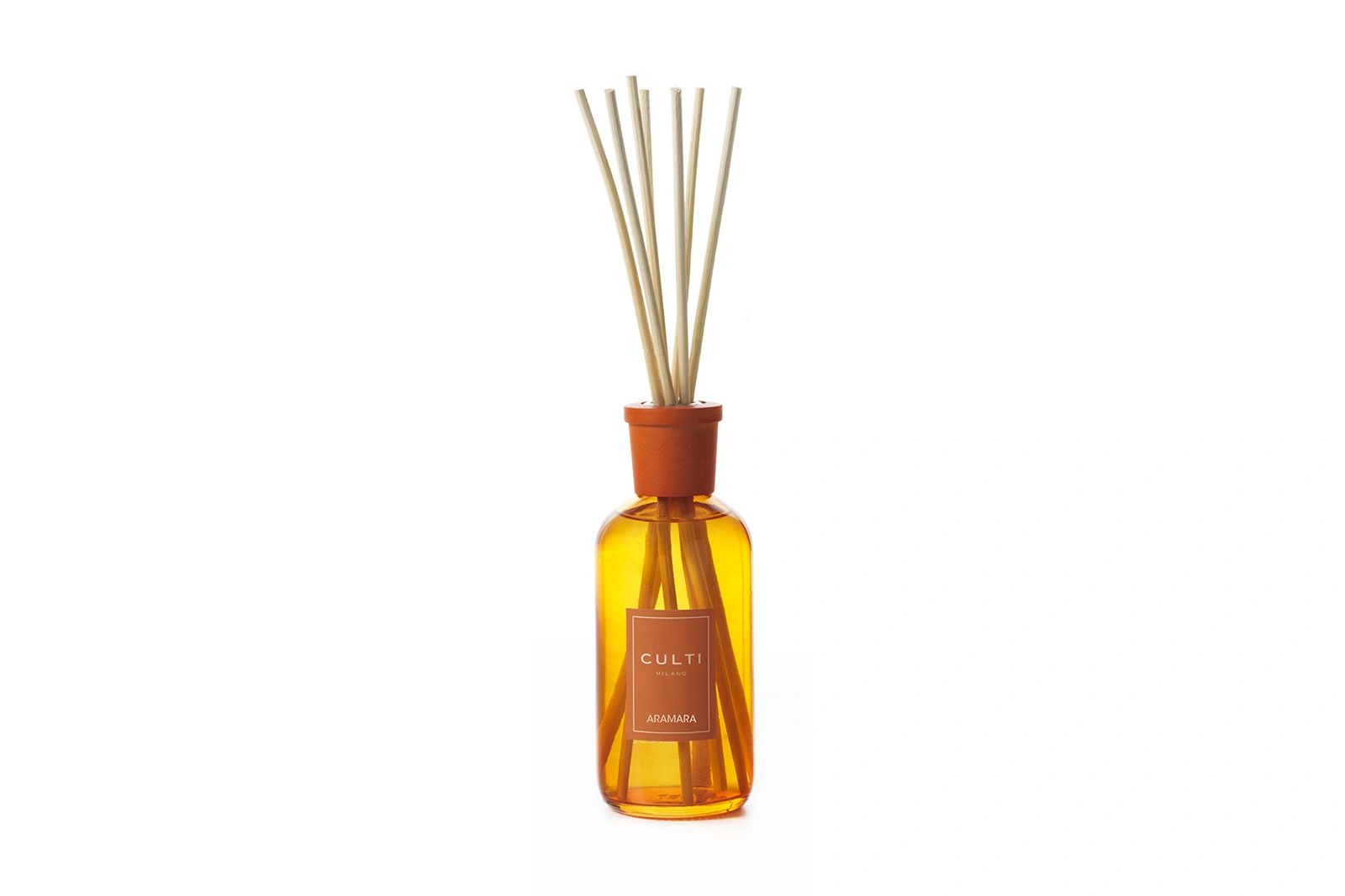 Culti Milano Aramara Diffuser 250 ml – Zitrus-Duft mit Bitterorange & Sandelholz, Stile Colours, eleganter Raumduft in farbigem Flakon Culti Milano Aramara Diffuser 250 ml – Zitrus-Duft mit Bitterorange & Sandelholz, Stile Colours, eleganter Raumduft in farbigem Flakon
