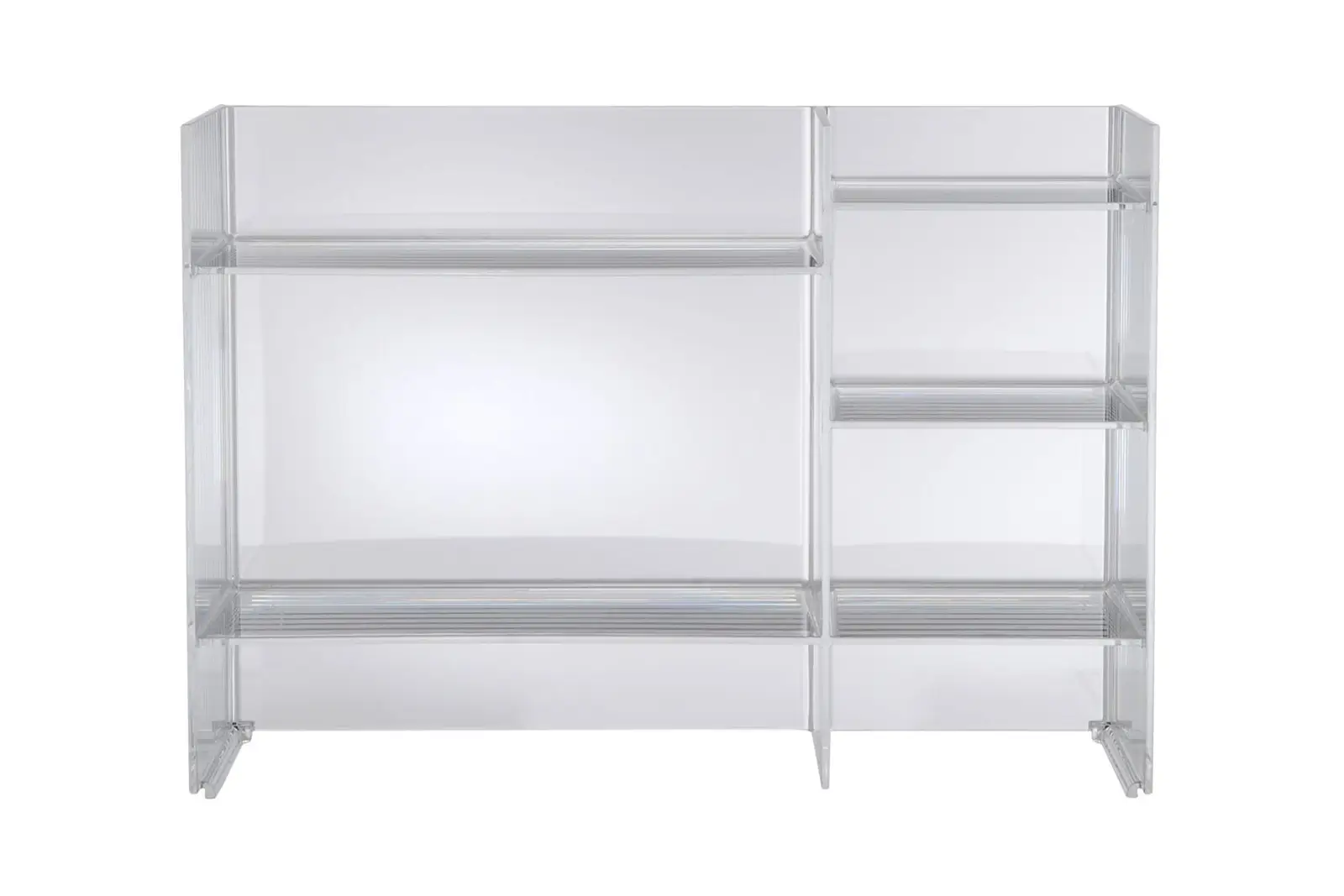 Kartell Sound-Rack Regal - Weißes, transparentes, stapelbares Regalsystem, modular & vielseitig, ideal als Aufbewahrung & Raumteiler Kartell Sound-Rack Regal - Weißes, transparentes, stapelbares Regalsystem, modular & vielseitig, ideal als Aufbewahrung & Raumteiler