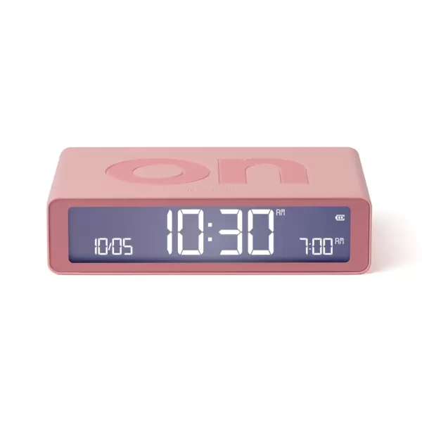 LEXON Flip Classic Wecker - Reversibler LCD-Wecker in Rosa mit Akku, intuitiver Bedienung & elegantem Design - Perfekt für Nachttisch & unterwegs LEXON Flip Classic Wecker - Reversibler LCD-Wecker in Rosa mit Akku, intuitiver Bedienung & elegantem Design - Perfekt für Nachttisch & unterwegs