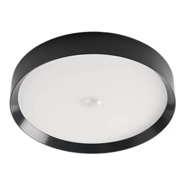 Loxone LED Deckenleuchte RGBW Air Anthrazit mit Bewegungsmelder & Helligkeitssensor, dimmbar, warmweiß & farbig, modernes Design Loxone LED Deckenleuchte RGBW Air Anthrazit mit Bewegungsmelder & Helligkeitssensor, dimmbar, warmweiß & farbig, modernes Design