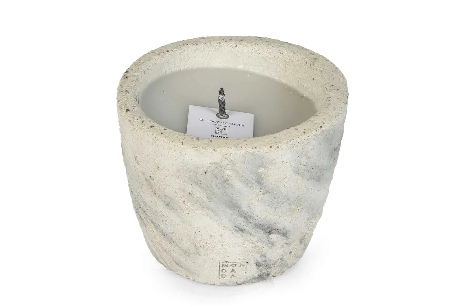 Mon Dada Urban Outdoor Kerze Neutral M Grau - Handgefertigte Soja- und Kokoswachs-Kerze im Jutebeutel, ideal als Geschenk Mon Dada Urban Outdoor Kerze Neutral M Grau - Handgefertigte Soja- und Kokoswachs-Kerze im Jutebeutel, ideal als Geschenk