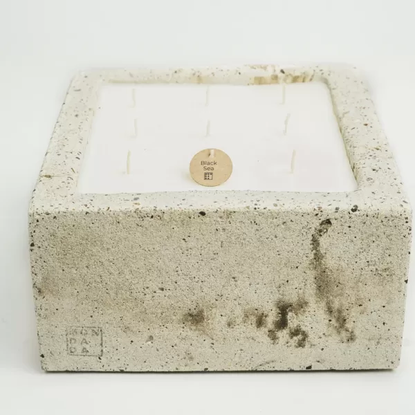 Mon Dada Urban Square Duftkerze - Handgefertigt in Belgien, Soja & Kokoswachs, Down To Earth, Ecru, Geschenkbox, 100% Natürlich Mon Dada Urban Square Duftkerze - Handgefertigt in Belgien, Soja & Kokoswachs, Down To Earth, Ecru, Geschenkbox, 100% Natürlich