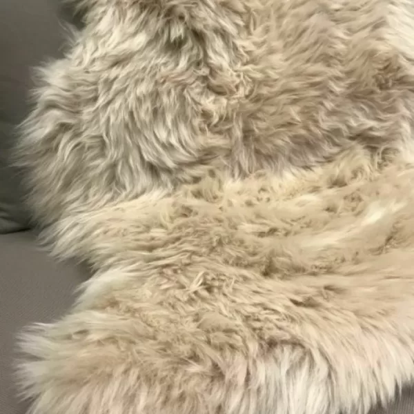 NOVOLINE Schaffell Champagner - Hochwertiges, weiches Fell für Stühle, Sofa & Bank - Stilvolles Wohnaccessoire in verschiedenen Farben NOVOLINE Schaffell Champagner - Hochwertiges, weiches Fell für Stühle, Sofa & Bank - Stilvolles Wohnaccessoire in verschiedenen Farben
