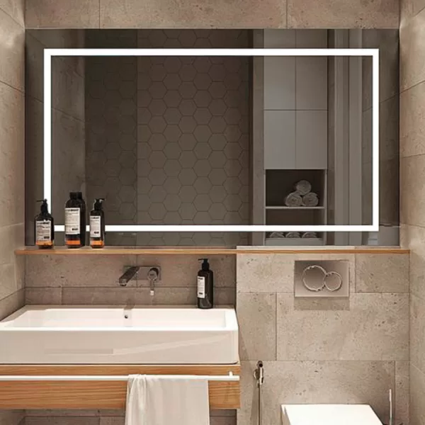 Novoline LED-Spiegel 800x700mm mit Spiegelheizung – modernes Design, direkte Beleuchtung, dekorativ & funktional für Ihr Zuhause Novoline LED-Spiegel 800x700mm mit Spiegelheizung – modernes Design, direkte Beleuchtung, dekorativ & funktional für Ihr Zuhause