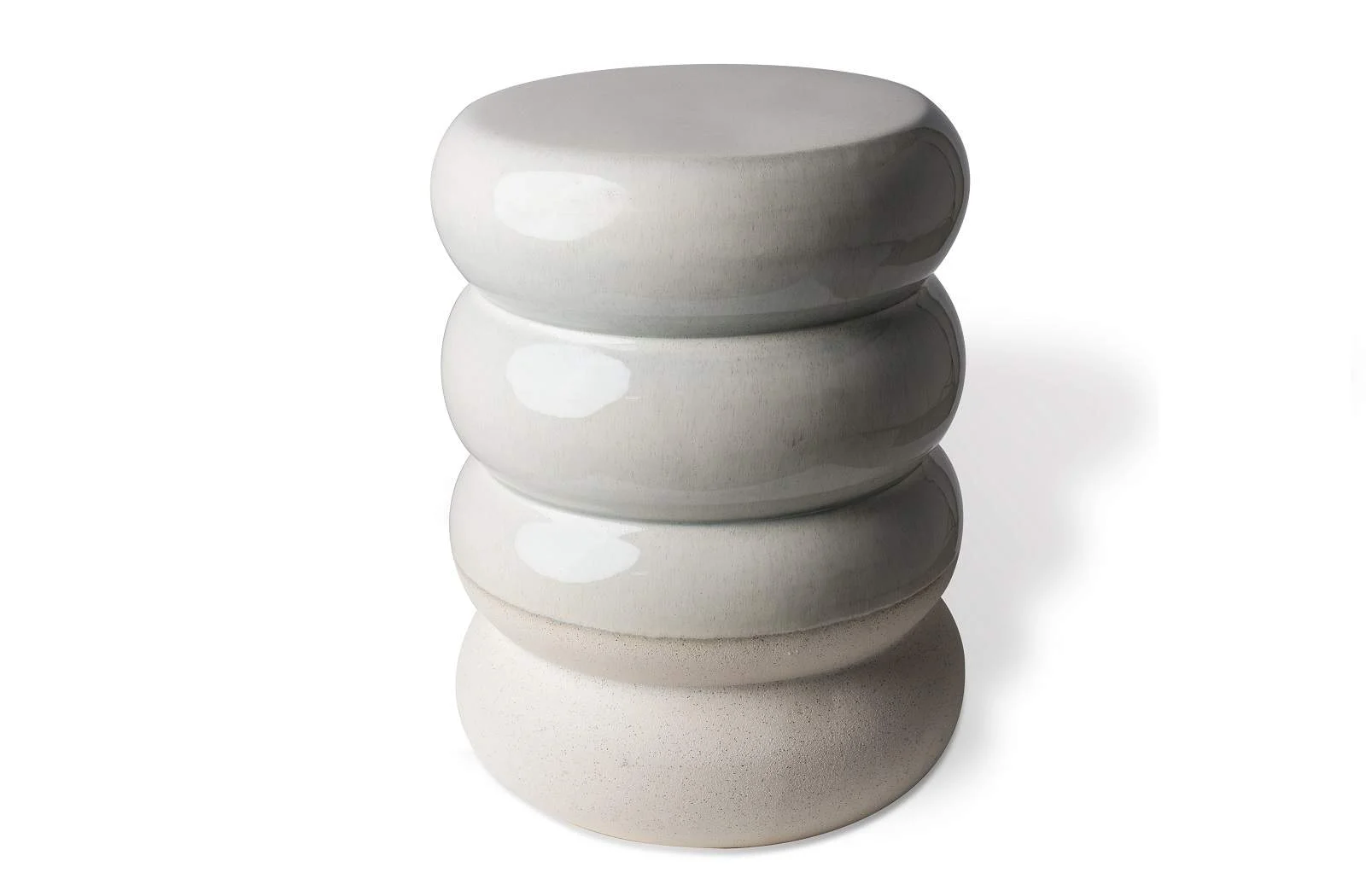 Pols Potten Chubby Beistelltisch | Weißer Hocker aus Steingut – Moderner, stilvoller Tisch für Wohn- und Schlafzimmer, komfortabel & einzigartig Pols Potten Chubby Beistelltisch | Weißer Hocker aus Steingut – Moderner, stilvoller Tisch für Wohn- und Schlafzimmer, komfortabel & einzigartig