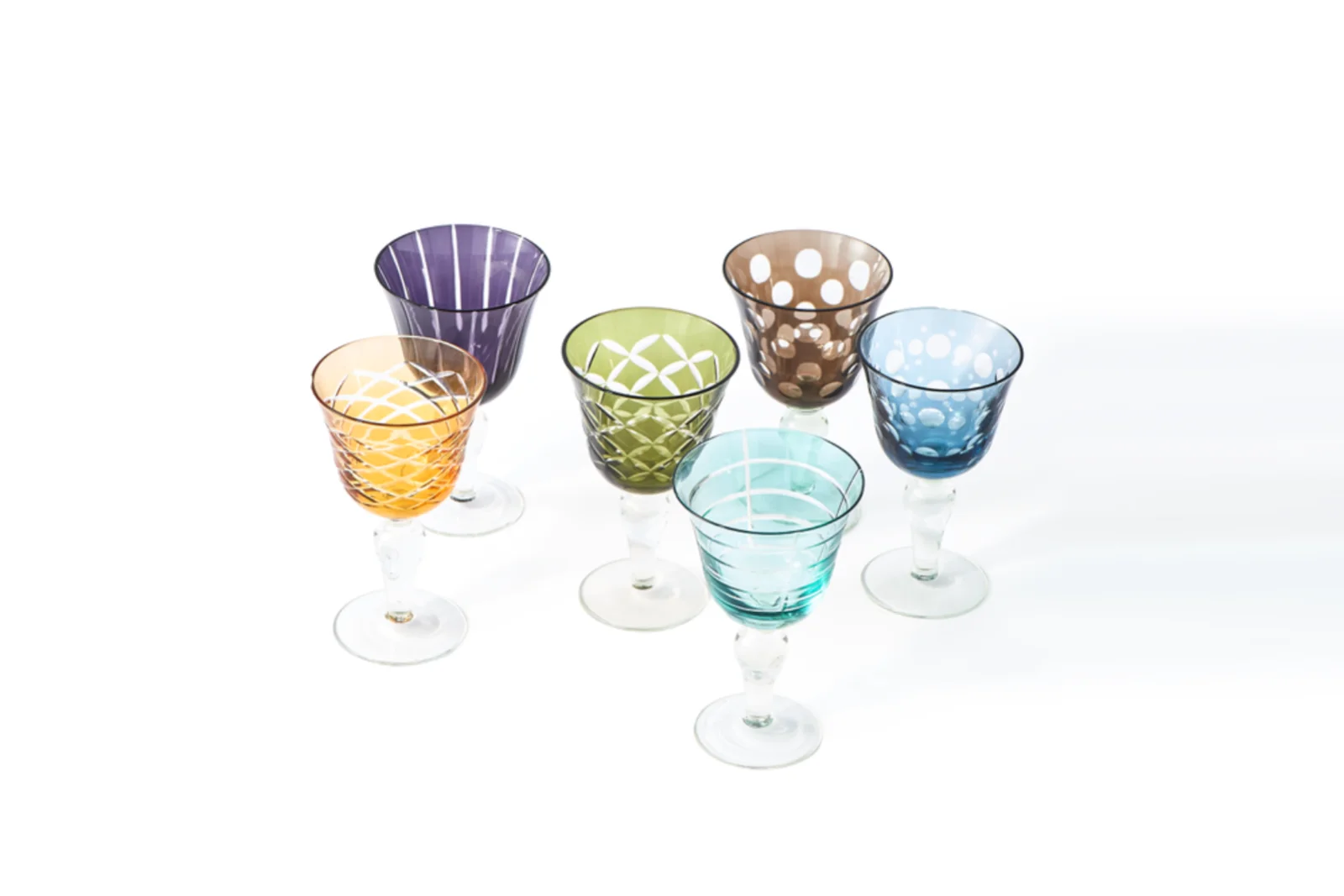 Pols Potten Cuttings Weingläser Set 6er - Einzigartiges Design aus vollfarbigem Glas für besondere Anlässe und stilvolle Feierlichkeiten Pols Potten Cuttings Weingläser Set 6er - Einzigartiges Design aus vollfarbigem Glas für besondere Anlässe und stilvolle Feierlichkeiten