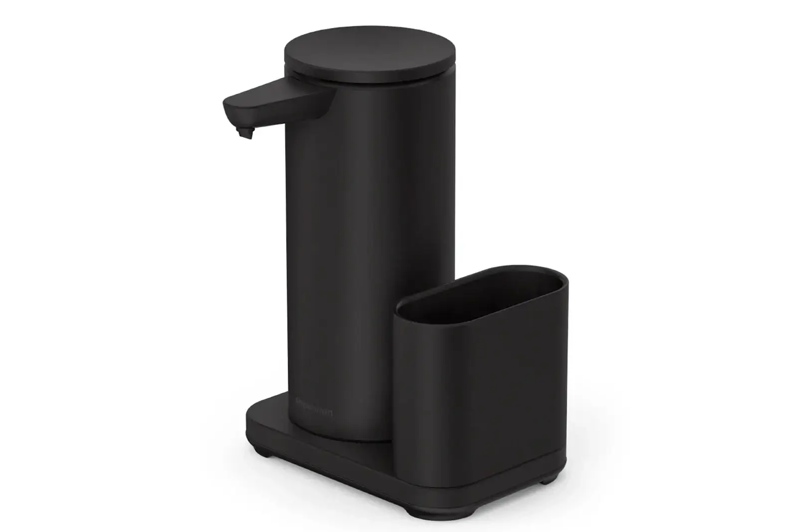 simplehuman Sensorspender für Flüssigseife, Edelstahl schwarz, 414 ml mit Caddy, berührungslos, nachfüllbar, wasserdicht, wiederaufladbar simplehuman Sensorspender für Flüssigseife, Edelstahl schwarz, 414 ml mit Caddy, berührungslos, nachfüllbar, wasserdicht, wiederaufladbar