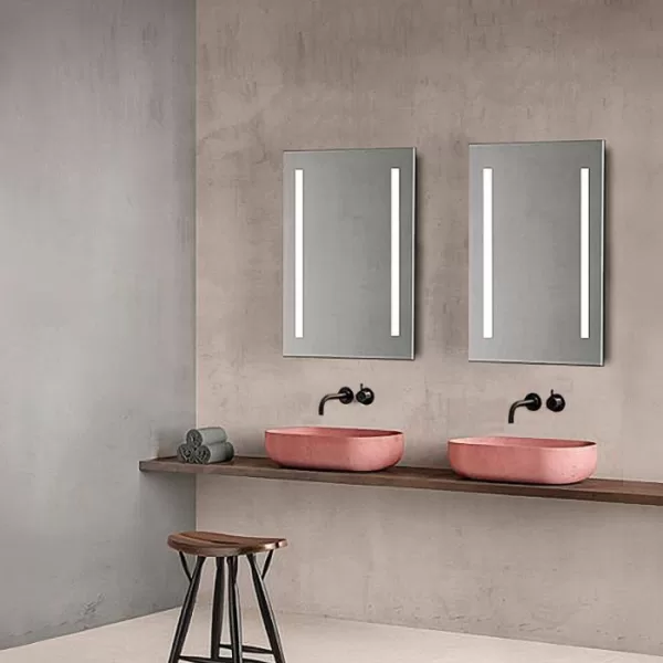 LED-Beleuchteter Badspiegel 800x700cm ohne Heizung, Multifunktionsanzeige für Zeit & Temperatur, modernes Design für stilvolle Badezimmer. LED-Beleuchteter Badspiegel 800x700cm ohne Heizung, Multifunktionsanzeige für Zeit & Temperatur, modernes Design für stilvolle Badezimmer.