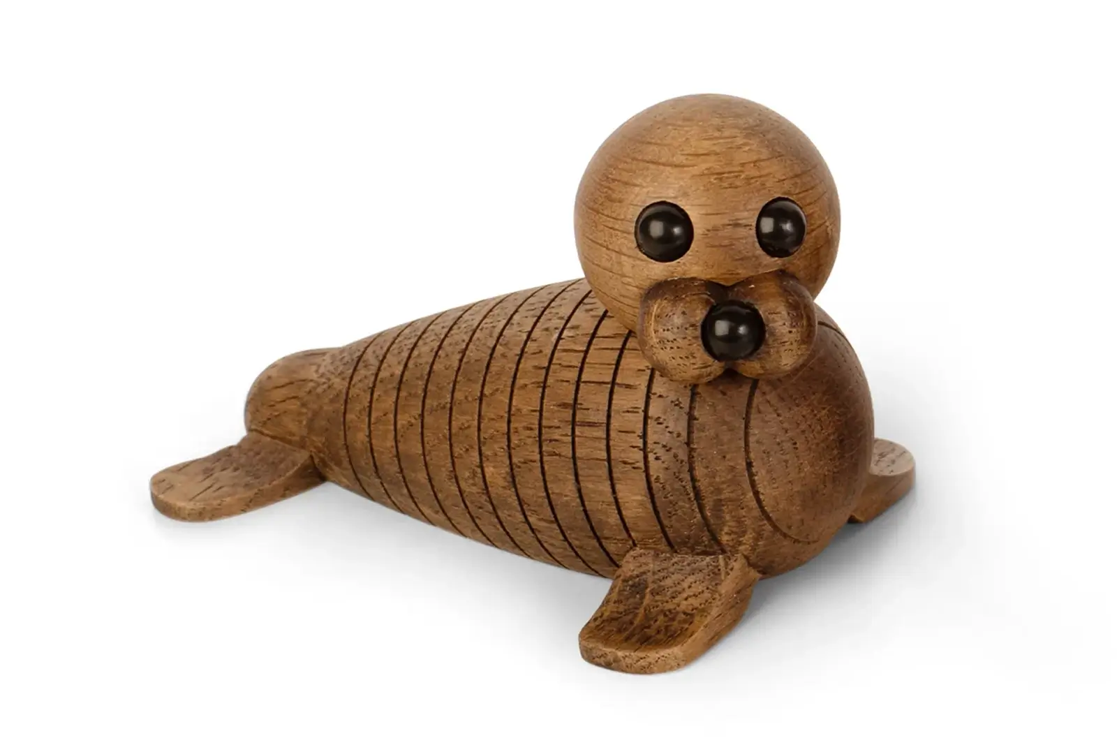 Spring Copenhagen Walross Ross – Braunes Eichenholz, FSC®-zertifiziert, niedlicher Dekofigur für Bücherregal & Fensterbank, arktische Familie Spring Copenhagen Walross Ross – Braunes Eichenholz, FSC®-zertifiziert, niedlicher Dekofigur für Bücherregal & Fensterbank, arktische Familie