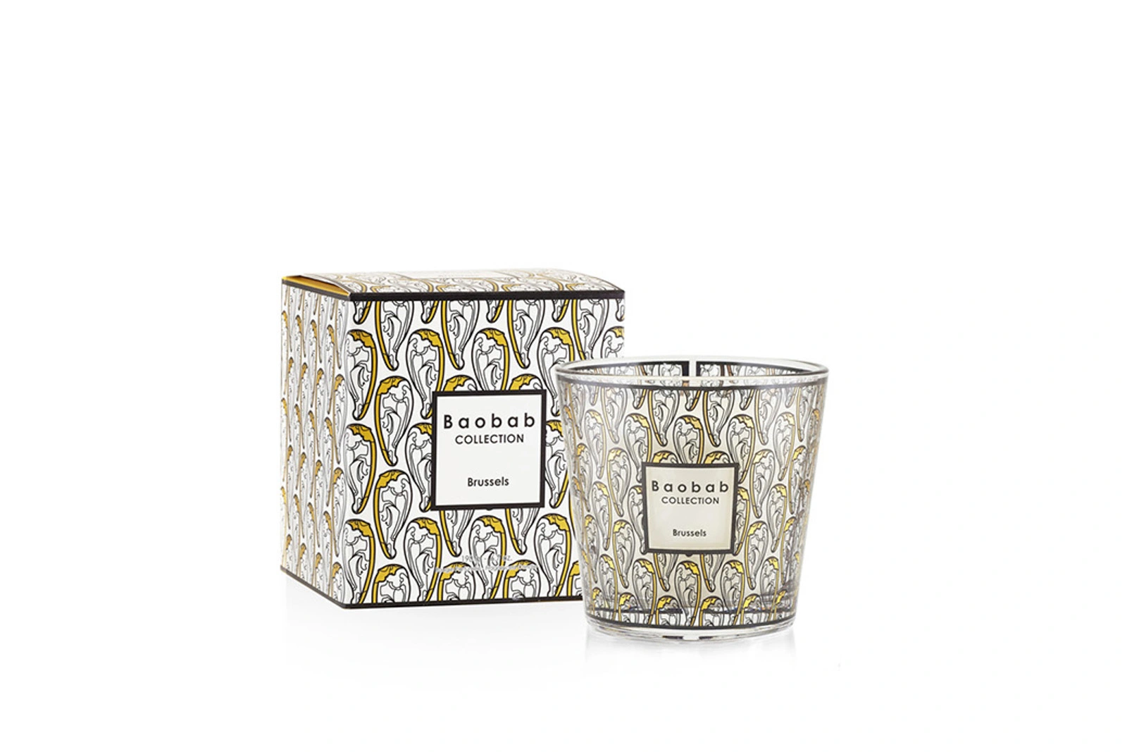 Baobab My First Baobab Brussels Duftkerze Max One – Sandelholz, Honig, Zypresse, 30 Std. Brenndauer, 190g, Gold- und Platin-Design, Geschenkverpackung Baobab My First Baobab Brussels Duftkerze Max One – Sandelholz, Honig, Zypresse, 30 Std. Brenndauer, 190g, Gold- und Platin-Design, Geschenkverpackung