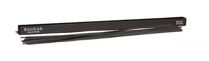 Baobab Totem Luxury Diffuser Stäbchen 70 cm - Schwarz, für 5L Diffuser, 12 Stück, geräuschloser Duftverteiler ohne Strom Baobab Totem Luxury Diffuser Stäbchen 70 cm - Schwarz, für 5L Diffuser, 12 Stück, geräuschloser Duftverteiler ohne Strom