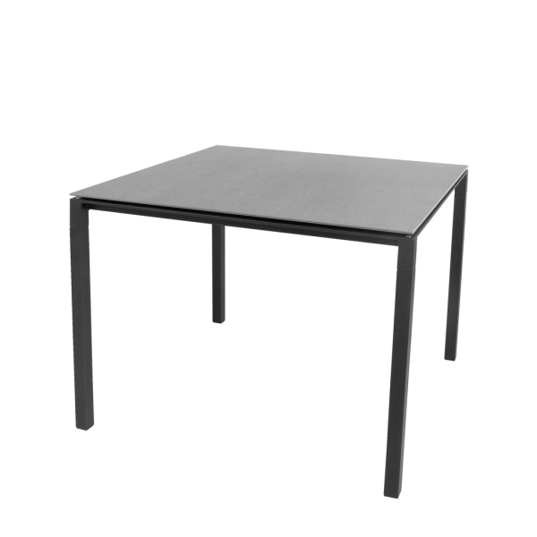 Cane-line Pure Esstisch 100x100 cm in Lava Grey - Robustes Aluminiumgestell, Keramikplatte, ideal für Outdoor, UV-beständig, pflegeleicht Cane-line Pure Esstisch 100x100 cm in Lava Grey - Robustes Aluminiumgestell, Keramikplatte, ideal für Outdoor, UV-beständig, pflegeleicht
