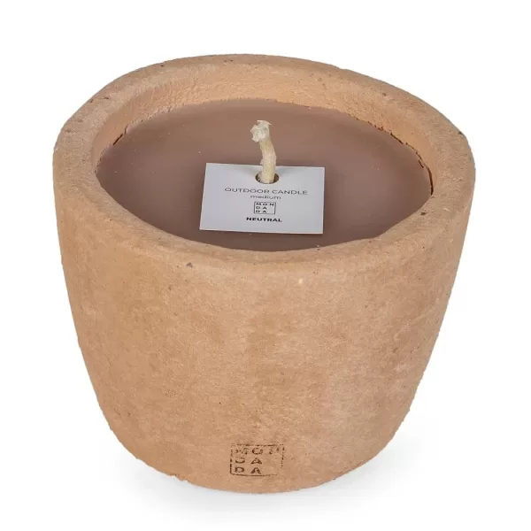 Mon Dada Urban Outdoor Kerze M Sienna | Handgefertigt in Belgien | Neutraler Duft | Soja- & Kokoswachs | Ideal als Geschenk Mon Dada Urban Outdoor Kerze M Sienna | Handgefertigt in Belgien | Neutraler Duft | Soja- & Kokoswachs | Ideal als Geschenk