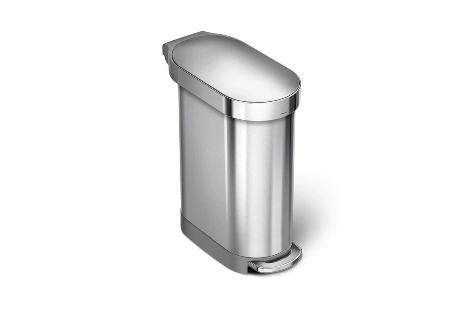 simplehuman 45L schmaler Treteimer aus Edelstahl, gebürstet, geräuscharm, mit Beutel-Klemmrand, ideal für 2-3 Personen, 10 Jahre Garantie simplehuman 45L schmaler Treteimer aus Edelstahl, gebürstet, geräuscharm, mit Beutel-Klemmrand, ideal für 2-3 Personen, 10 Jahre Garantie