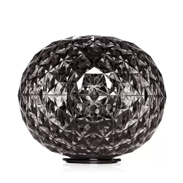 Kartell Planet | batteriebetriebene Tischleuchte Rauchgrau